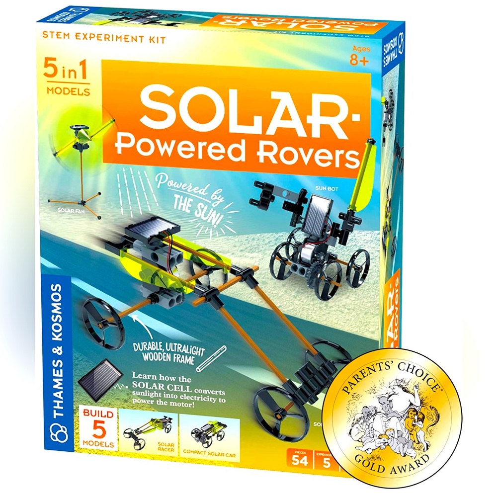 Thames & Kosmos Solar-Powered Rovers Learning Toy STEM Experiment Kit Great Gift